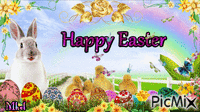 happy easter - GIF animado gratis