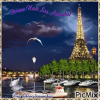 HD vue sur Paris - Darmowy animowany GIF
