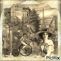 Paris 1900 动画 GIF