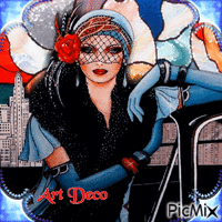 Art deco ...concours - Free animated GIF