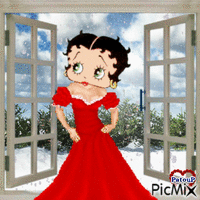 Betty Boop - GIF animado gratis