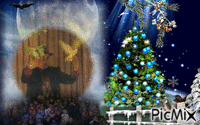 La Magie de Noël - GIF animado gratis