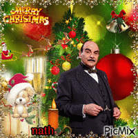 Hercule Poirot, concours - Free animated GIF