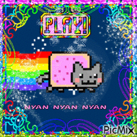The Nyan Cat - GIF animé gratuit