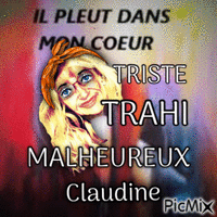 Le Coeur Triste! - Bezmaksas animēts GIF