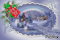 Kellemes Karácsonyi Ünnepeket és Boldog Új Évet Kívánok! - GIF animate gratis