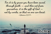 It is by the Grace of Jesus! - GIF animate gratis