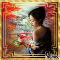 Oriental Woman GIF animata
