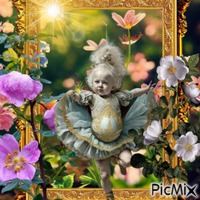 Child With Roses - kostenlos png
