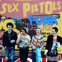 Sex Pistols - Animovaný GIF zadarmo