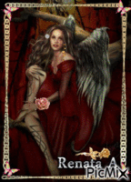 angel red - Nemokamas animacinis gif