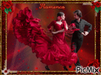 Flamenco animált GIF