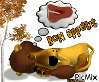 bon appétit - Bezmaksas animēts GIF
