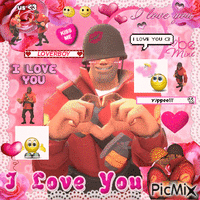 ily from soldier tf2 GIF animé