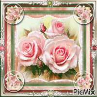 Art - Bouquet de Roses roses