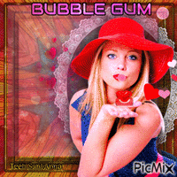Bubble gum - Bezmaksas animēts GIF