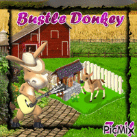 Bustle Donkey animēts GIF