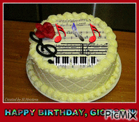 Happy Birthday 1 - Безплатен анимиран GIF