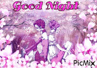 Nana Hachi good night animerad GIF