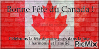 Bonne Fetes Du Canada a toutes et a tous animovaný GIF