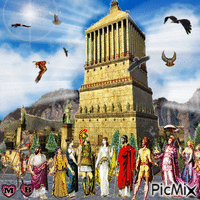 The Seven Wonders of the World 动画 GIF