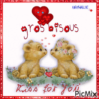 BISOUS - Free animated GIF