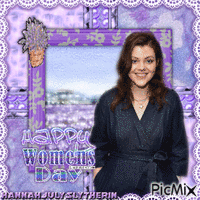 {{{Women's Day with Georgie Henley}}} - Free animated GIF