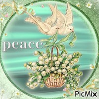 Peace GIF animasi