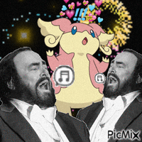 audino meets pavarotti - GIF animé gratuit