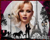 A Paris - 免费动画 GIF
