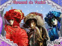 Carnaval de Venise animowany gif