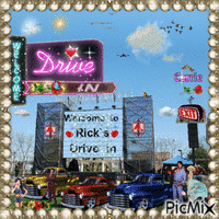 Welcome to Ricks Drive In  11-19-21  by xRick7701x animeret GIF