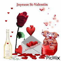 joyeuse St Valentin animowany gif