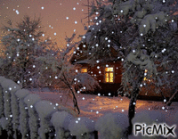 snowing - GIF animado grátis
