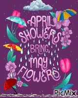 April showers GIF animasi