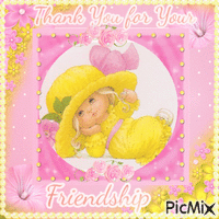 Thank You for Your Friendship animowany gif