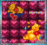 WINNIE THE POOH BY ALINA SOPHIE アニメーションGIF
