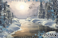 Winter. Animated GIF