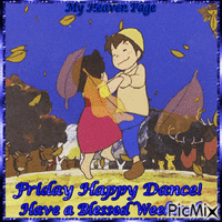 Friday Happy Dance! - GIF animé gratuit