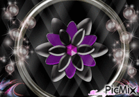 Glass Flowers animovaný GIF