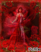 crvena ruza - Безплатен анимиран GIF