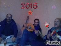 Bonne année les artistes! - GIF animado grátis
