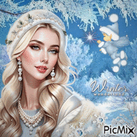 winter fantasy - GIF animé gratuit