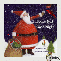 Bonne Nuit Good Night - Bezmaksas animēts GIF