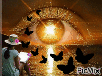 boží oko GIF animé
