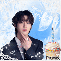 Happy Birthday Hongseok - GIF เคลื่อนไหวฟรี