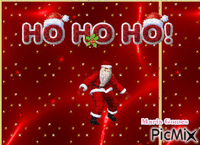 Ho Ho Ho - GIF animado grátis