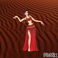 Belly dancer - GIF animado grátis