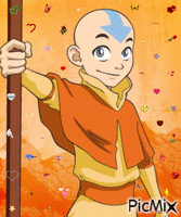 Giff Picmix Avatar Aang créé par moi - GIF animado gratis