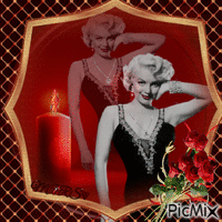 Marilyn  Monroe animirani GIF